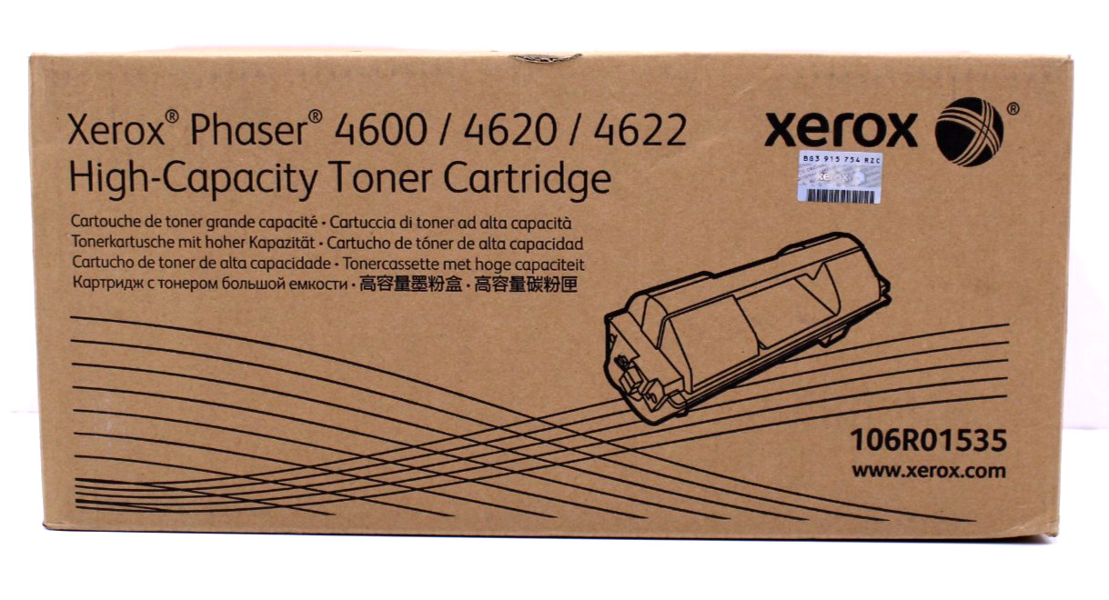 Genuine Xerox 106R01535 Black High Yield Toner Cartridge