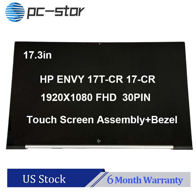 N13553-001 For HP ENVY 17-CR 17T-CR000 LCD Screen PANEL KIT TS FHD AG 300 UWVA