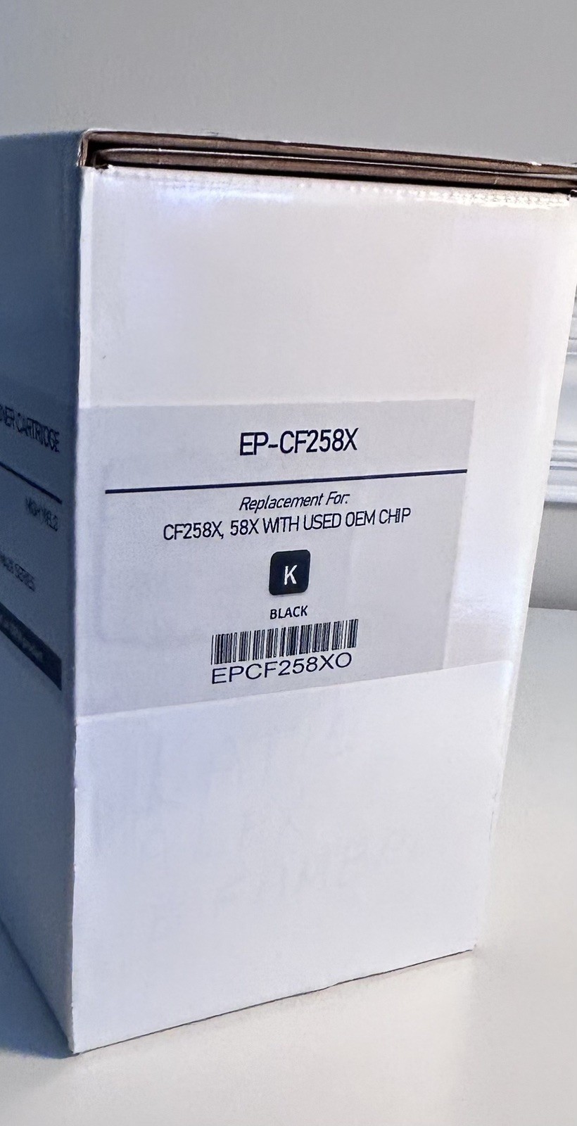 EP - CF258X Black High Yield Toner Cartridge Ecoplus 