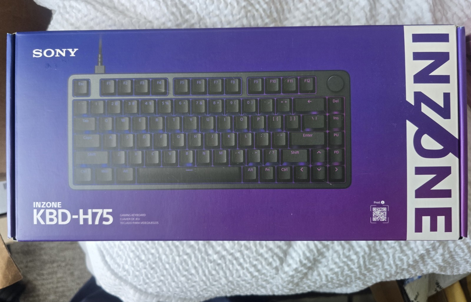 NEW Sony INZONE KBD-H75 75% Wired Aluminum Chassis Gaming Keyboard