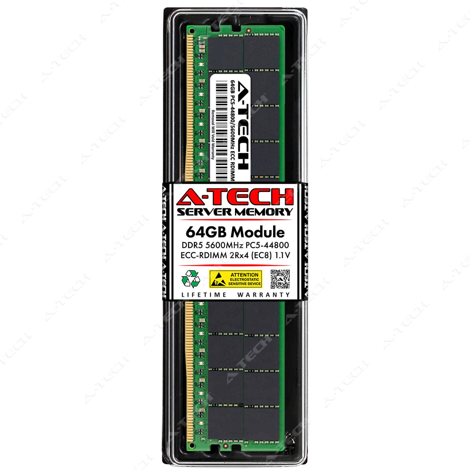 64GB DDR5 PC5-44800R RDIMM (Replacement for Samsung M321R8GA0EB0-CWM) Memory RAM