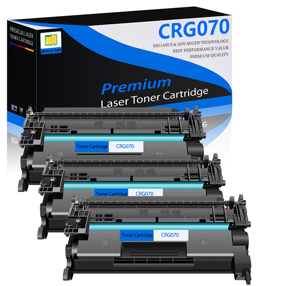 3PK 070 070H Toner Cartridge CRG070 CRG-070 for Canon imageCLASS MF465dw MF462dw
