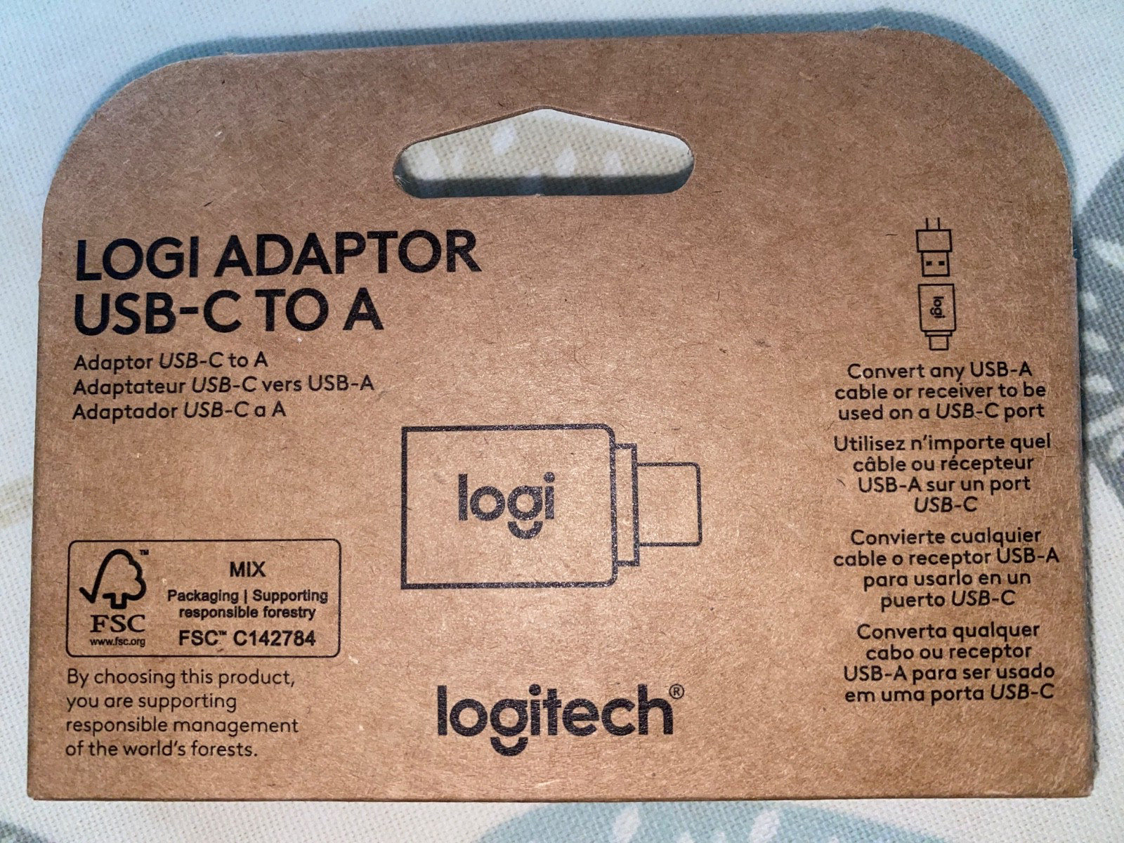 Logi Adaptor USB - C to A