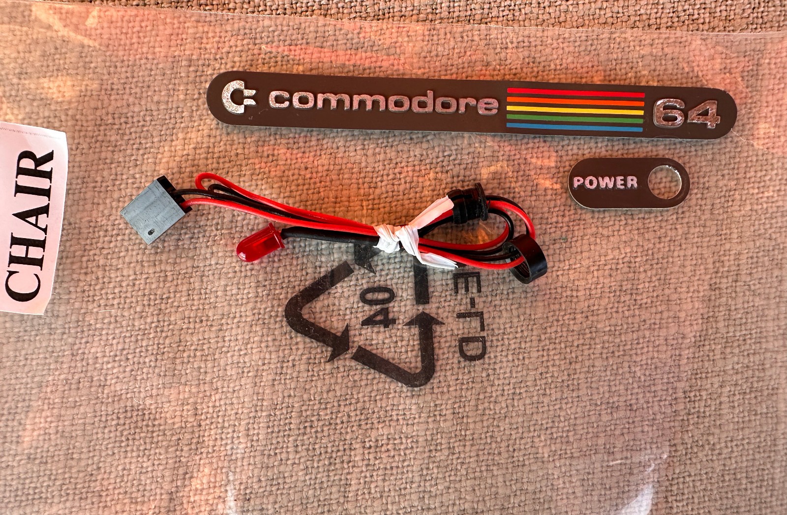 Commodore 16 Color Label Decal, Sticker, Badge, Logo, #09 26