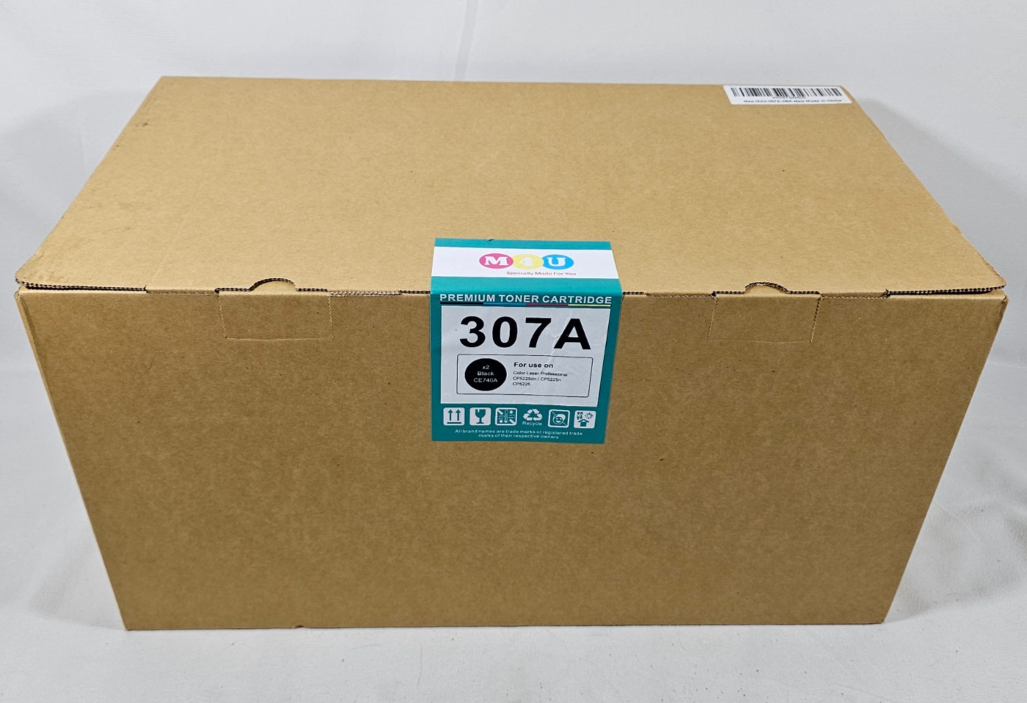 For HP 307A CE740A CP5225 CP5225 CP5225n CP5225dn 2x Toner Cartridges Black