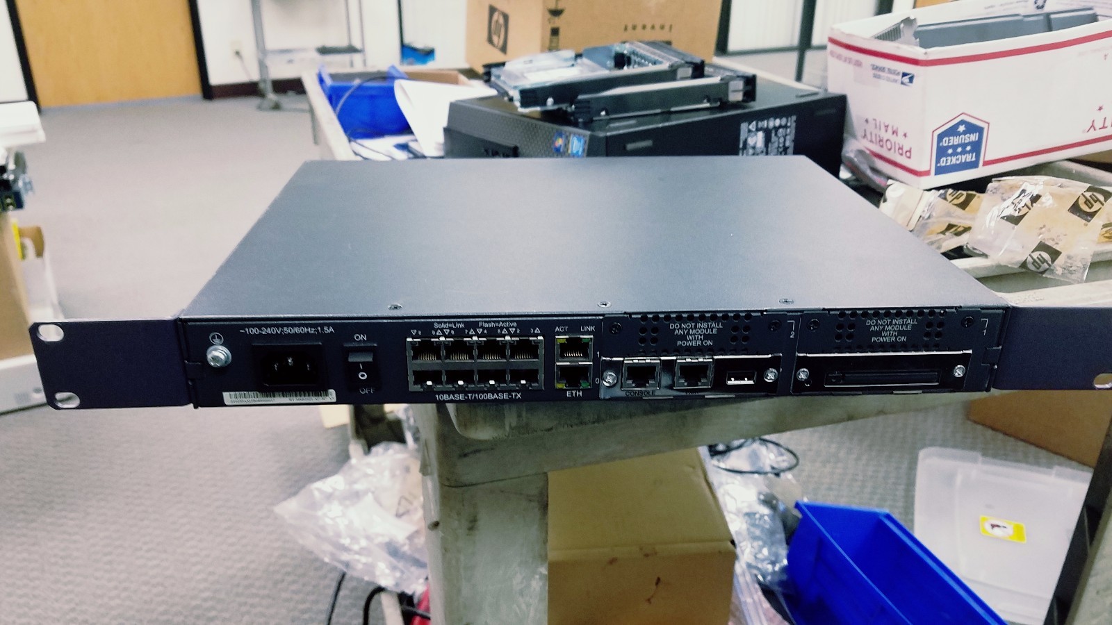 HP 3Com H3C MSR20-21 8 Port Ethernet Network Switch Router
