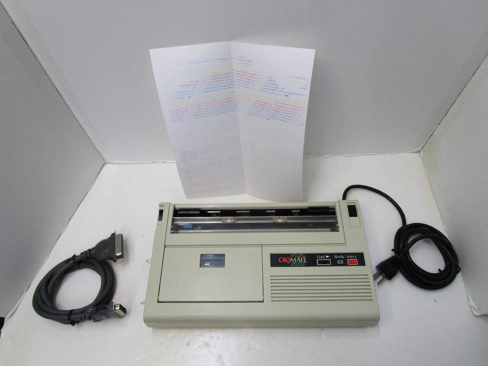 OKIMATE 20 COLOR PRINTER FOR AMIGA ATARI COMMODORE TESTED & WORKING LX38 🖨️