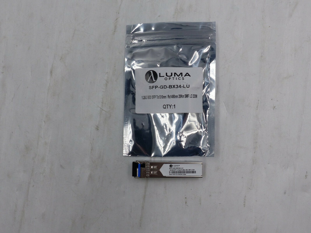 ADVA SFP-GD-BX34-LU OPTICAL NETWORKING SFP MODULE TRANSCEIVER