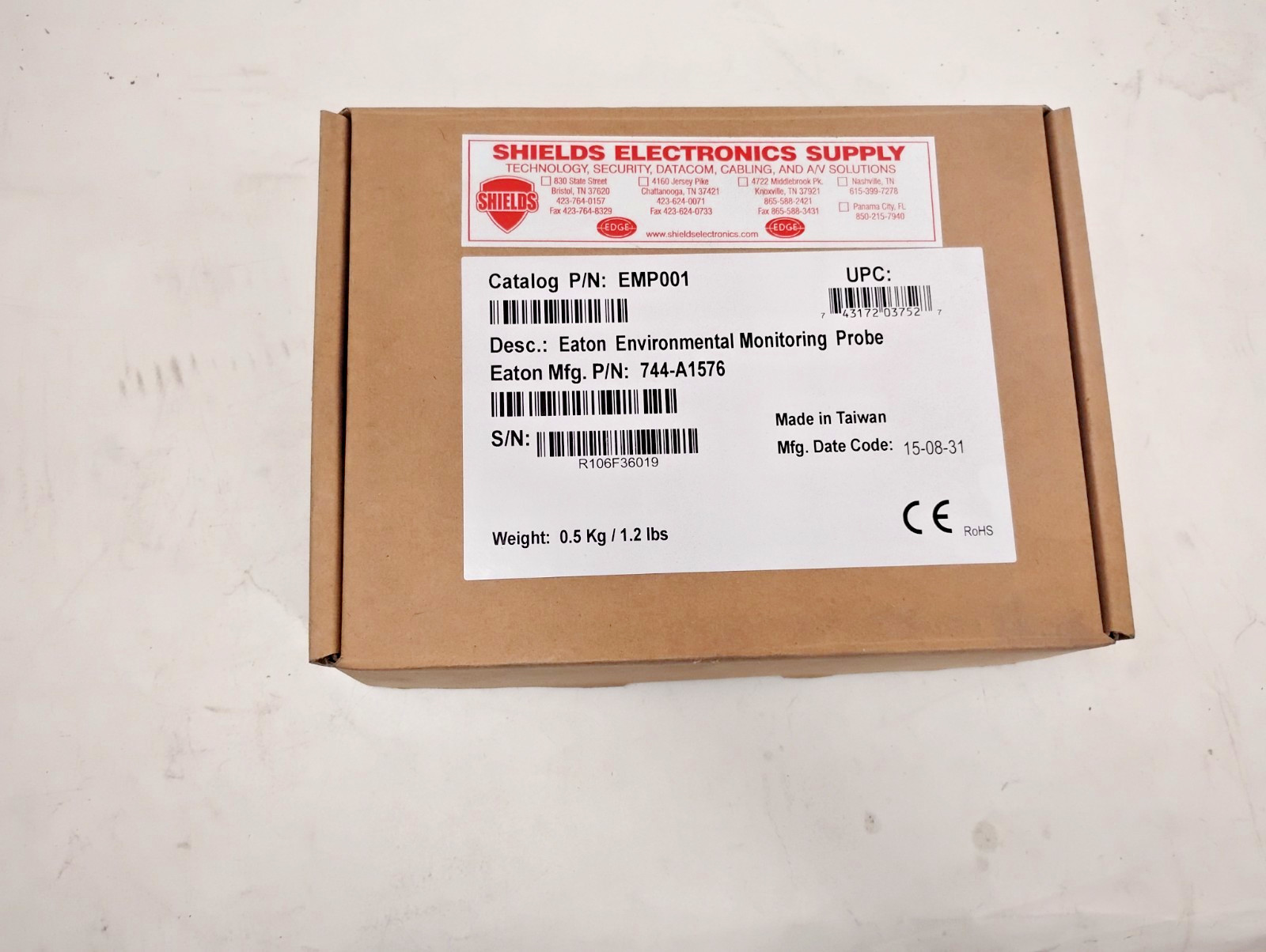 Lot of (15) Eaton EMP001 Environmental Monitoring Probe UPS Module Black
