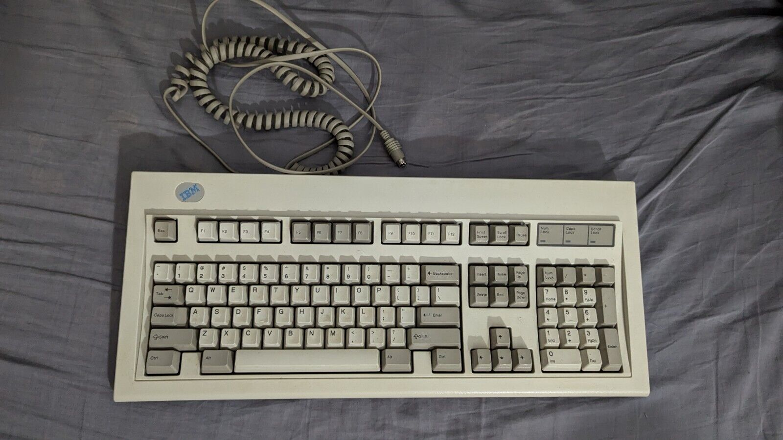 Vintage 1995 IBM Model M 71G4644 Mechanical Keyboard - In working condition