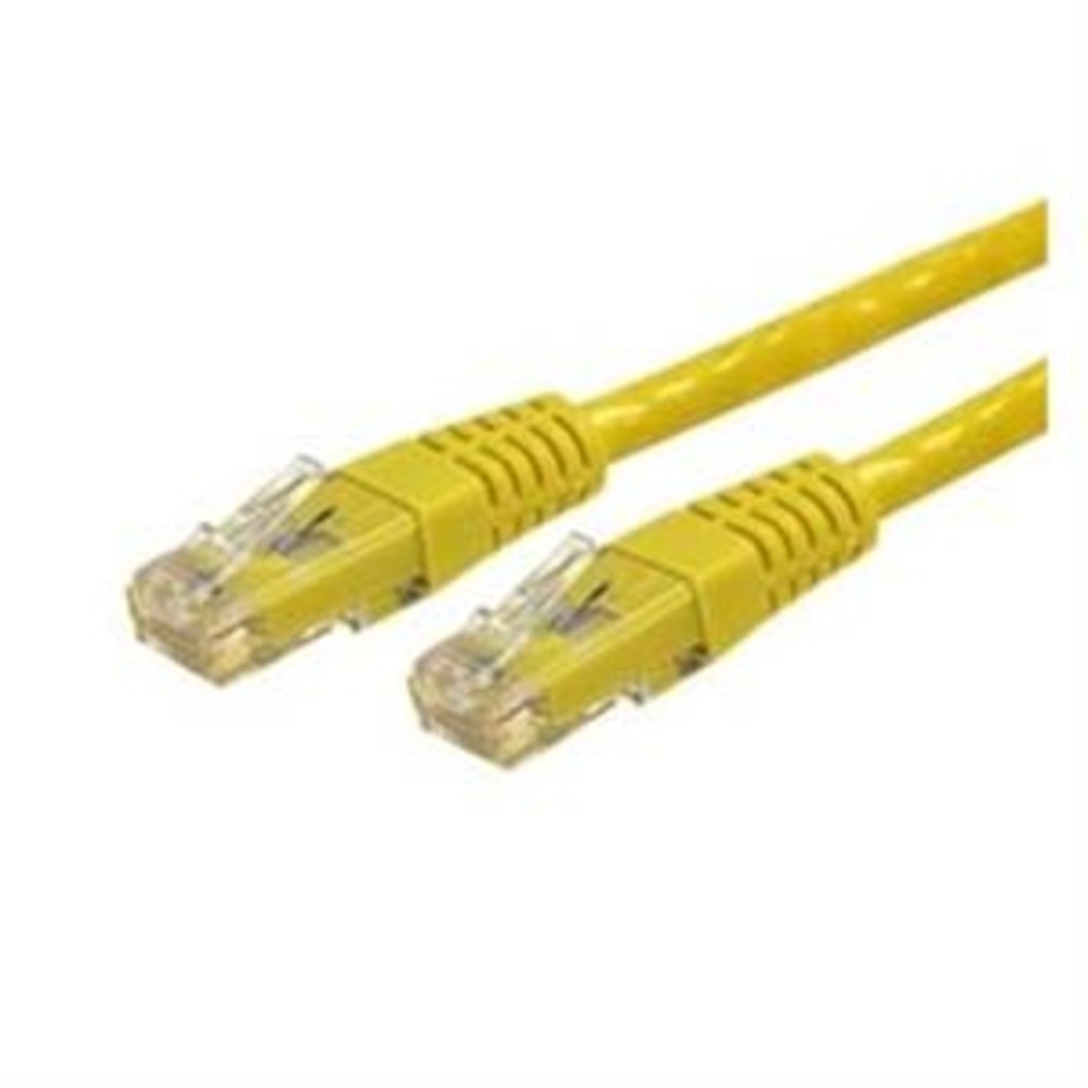 Startech C6Patch6Yl 6Ft Yellow Cat6 Ethernet Cable Rj45 Utp Patch Gigabit