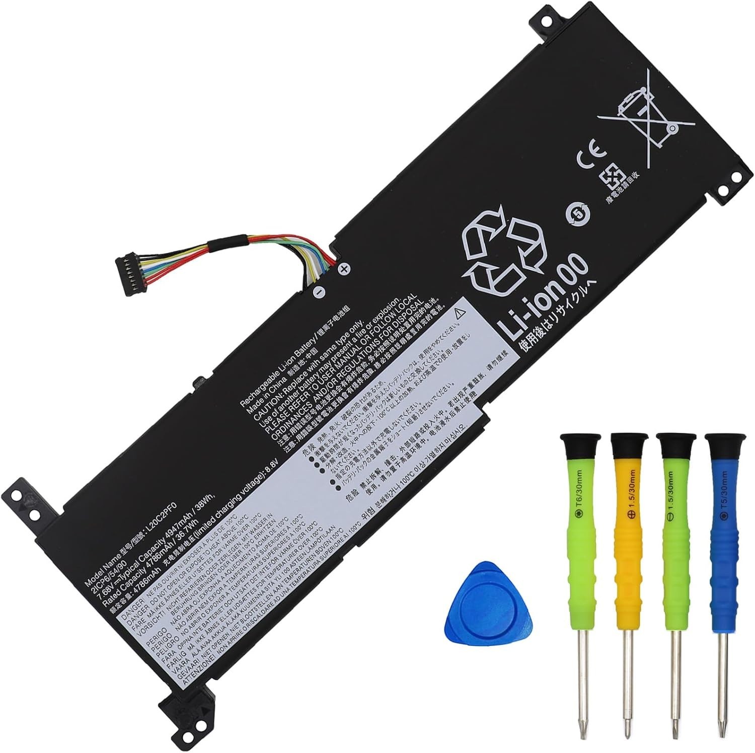 L20C2PF0 L20M2PF0 Battery Replacement for Lenovo IdeaPad 3-14ADA6 3-14ALC6