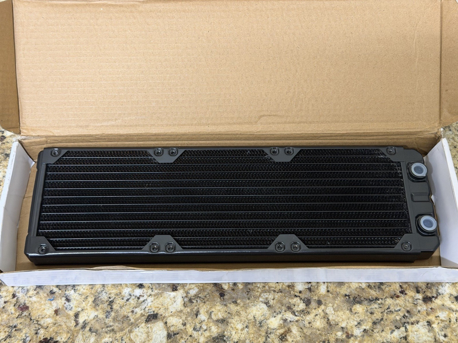 Dracaena.io 240mm Copper PC Radiator for Water Cooling Loop, 28mm Thick, Black