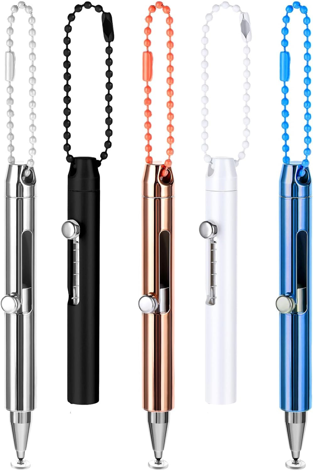 Mabor Stylus for Touch Screens, 5Pcs Mini Stylus Pen with Keychain Portable Prec