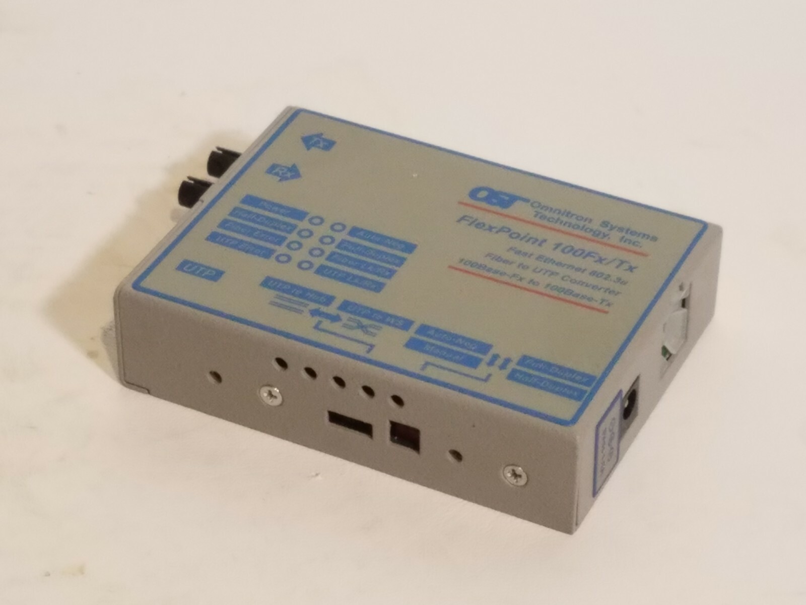 Omnitron FlexPoint 100Fx/Tx - transceiver 4332-0 43320 - without adapter
