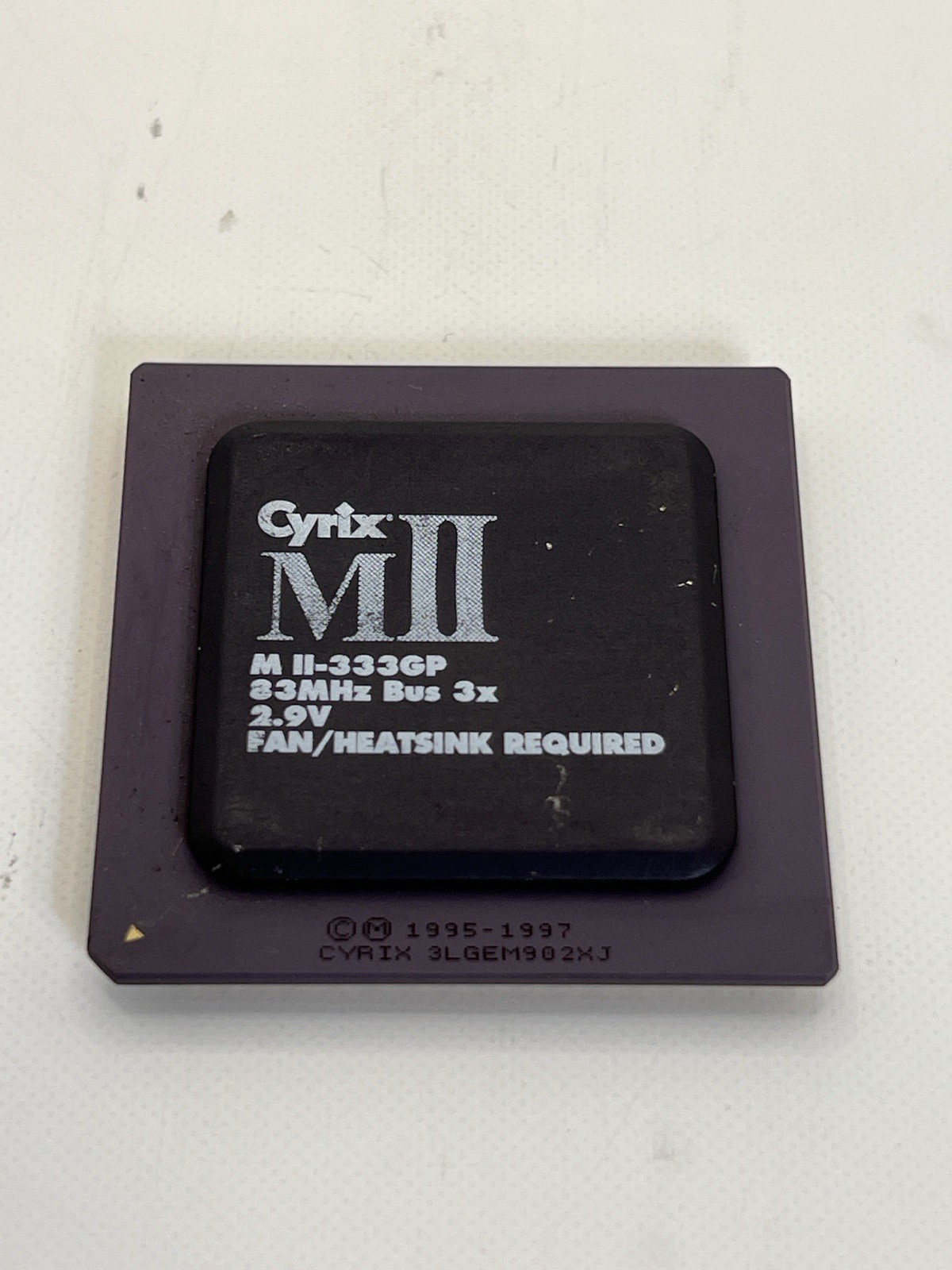 Vintage Cyrix MII-333GP M II 333GP Socket 7 CPU Processor Untested Retro PC