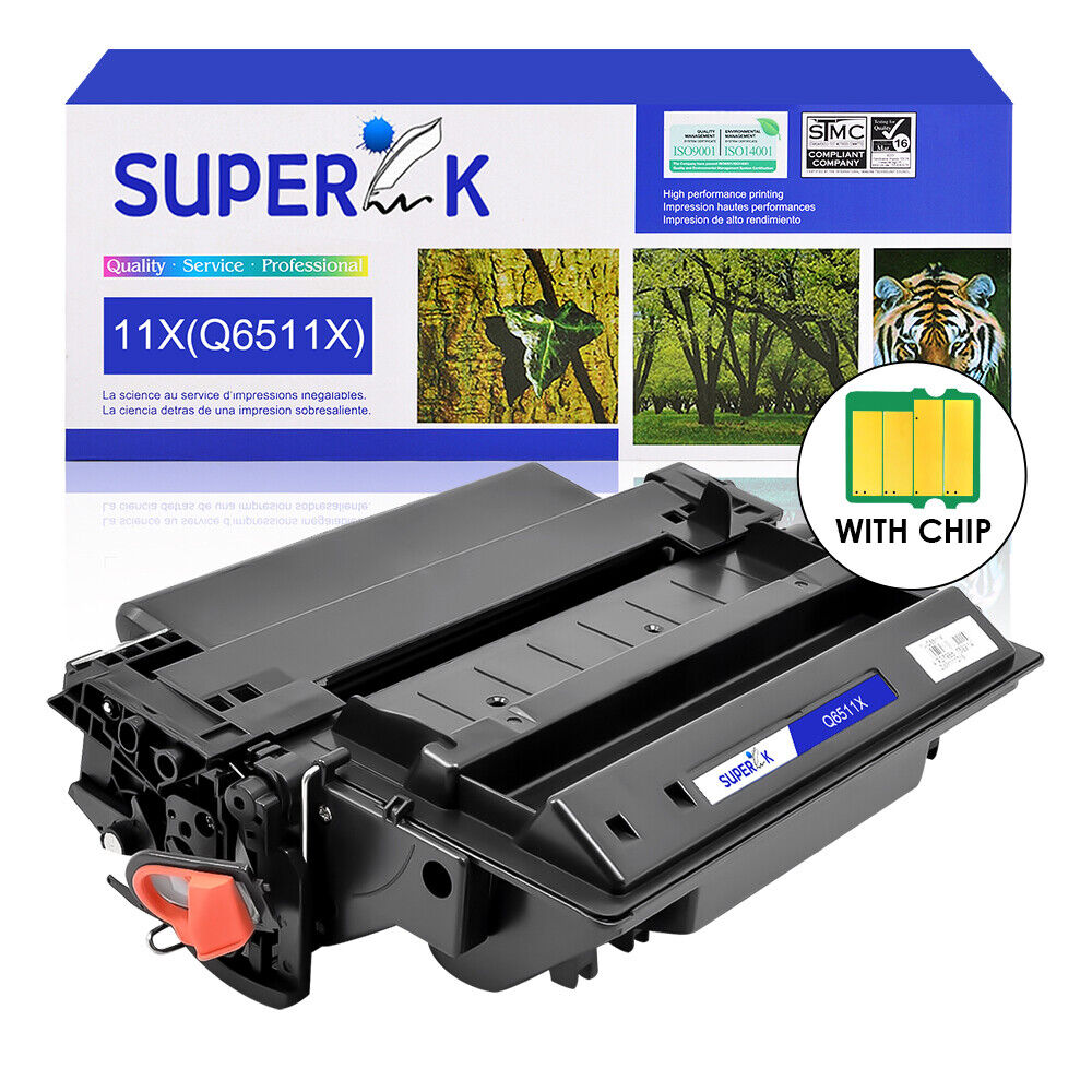 LOT Q6511X 11X BK Toner Cartridge For HP 11X LaserJet 2430 2430n 2430t Printer