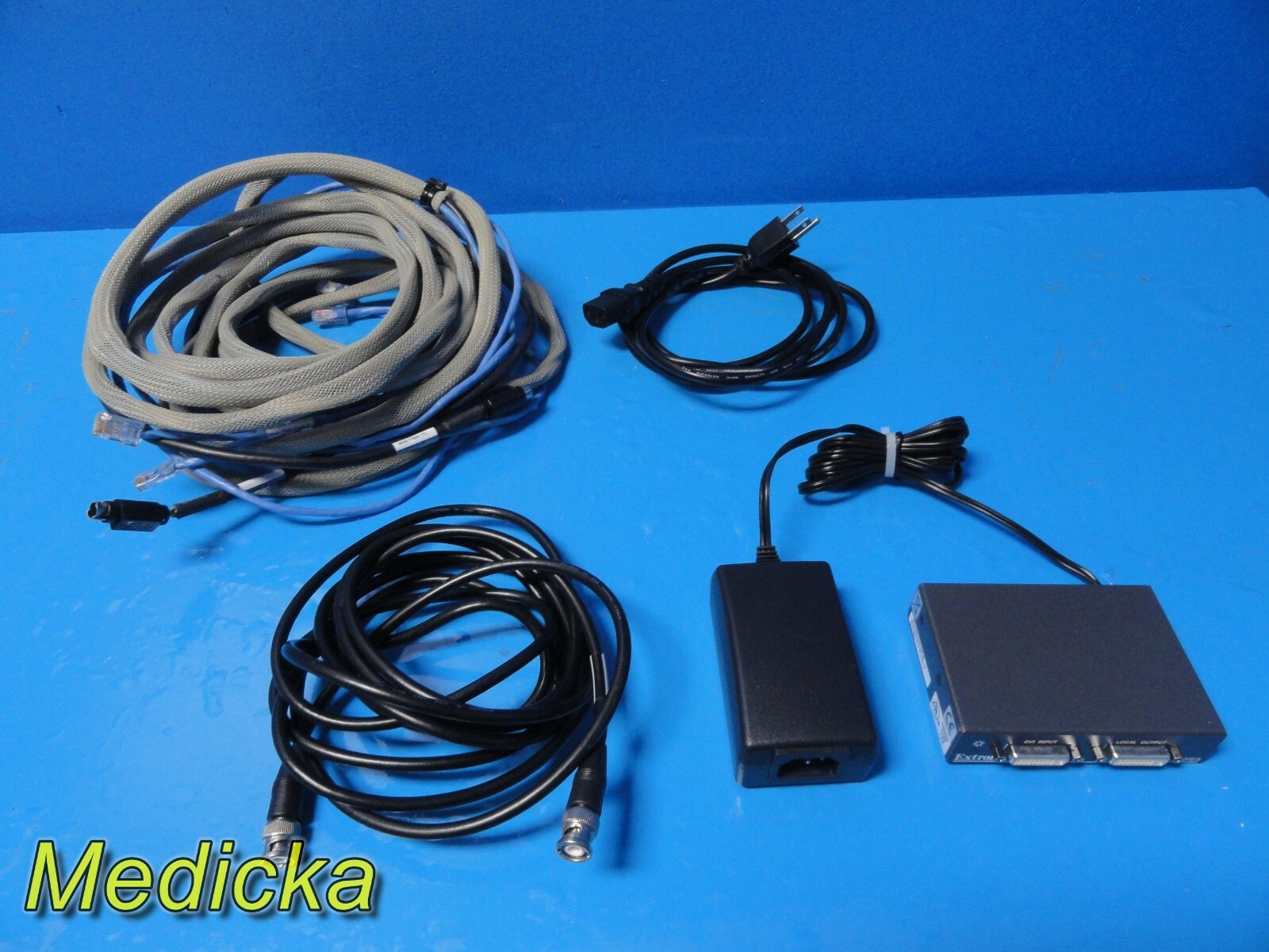 Extron DVI 200 TX Series 201 RX TX W/ Cords Coaxial Cable Video Cable Cord~19335