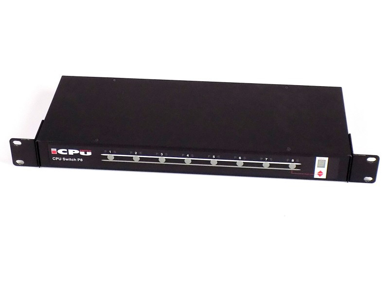 Lindy 32504 1U Rack-mountable 8-Port KVM CPU Switch P8 PS2 PS/2 VGA