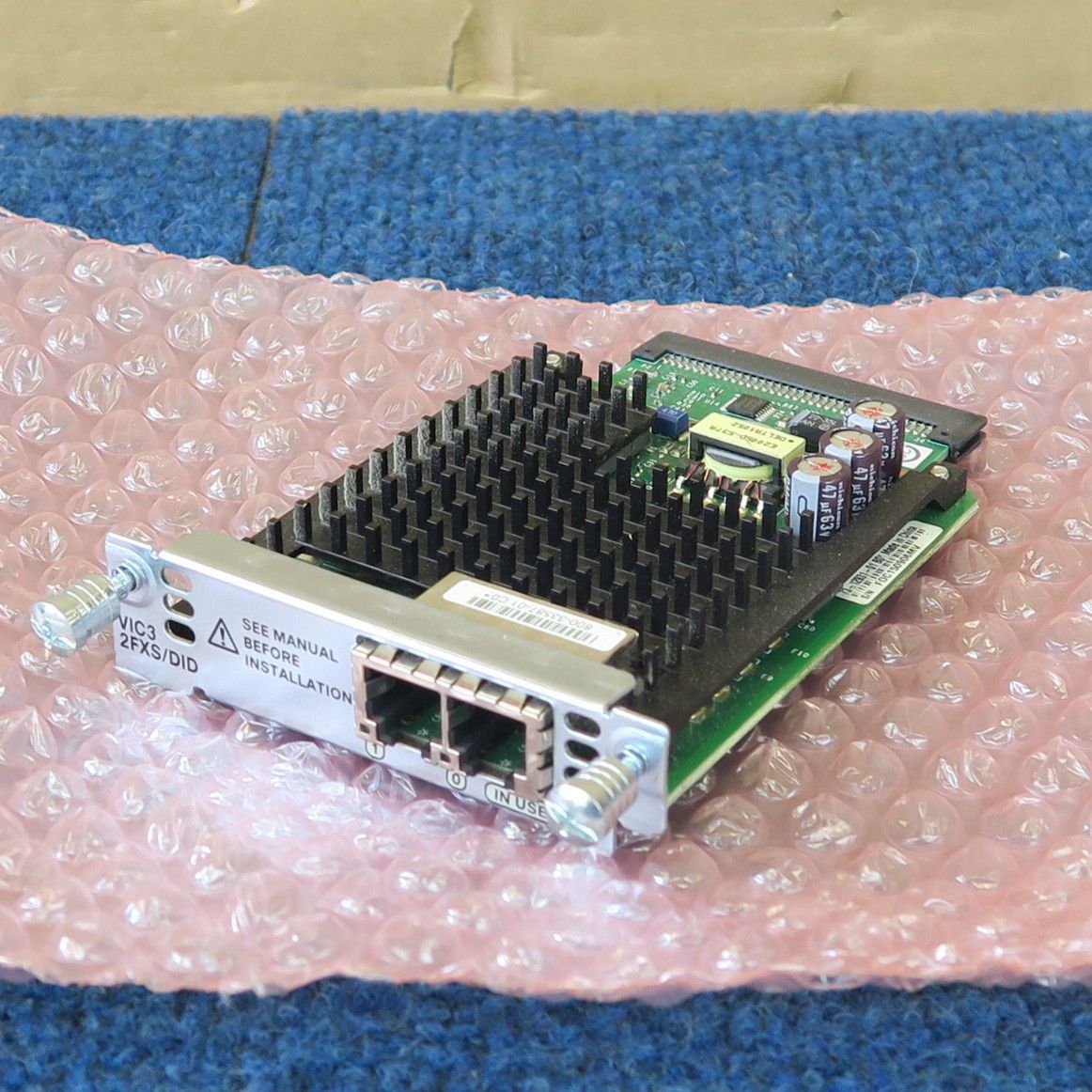 CISCO VIC3-2FXS/DID 2-Port High-Density FXS/DID Voice Fax Interface Card Module