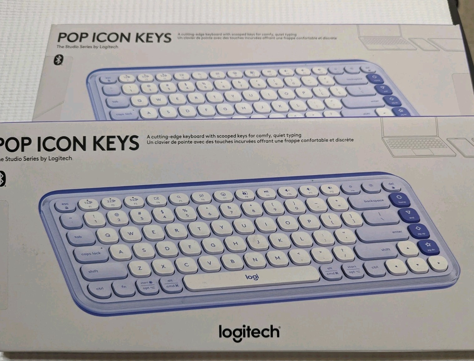 Logitech POP ICON KEYS  Wireless Bluetooth Keyboard, for Laptop, Tablets, PC