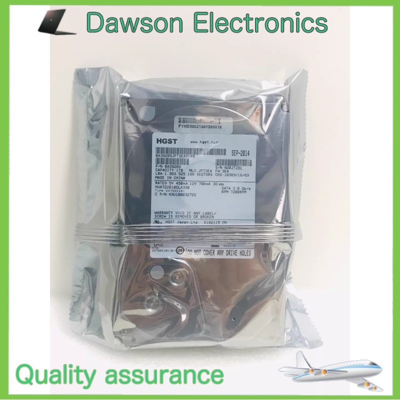 HGST Model HUA722010CLA330 SATA Internal Hard Drive 7200RPM 1 TB Cache 32MB