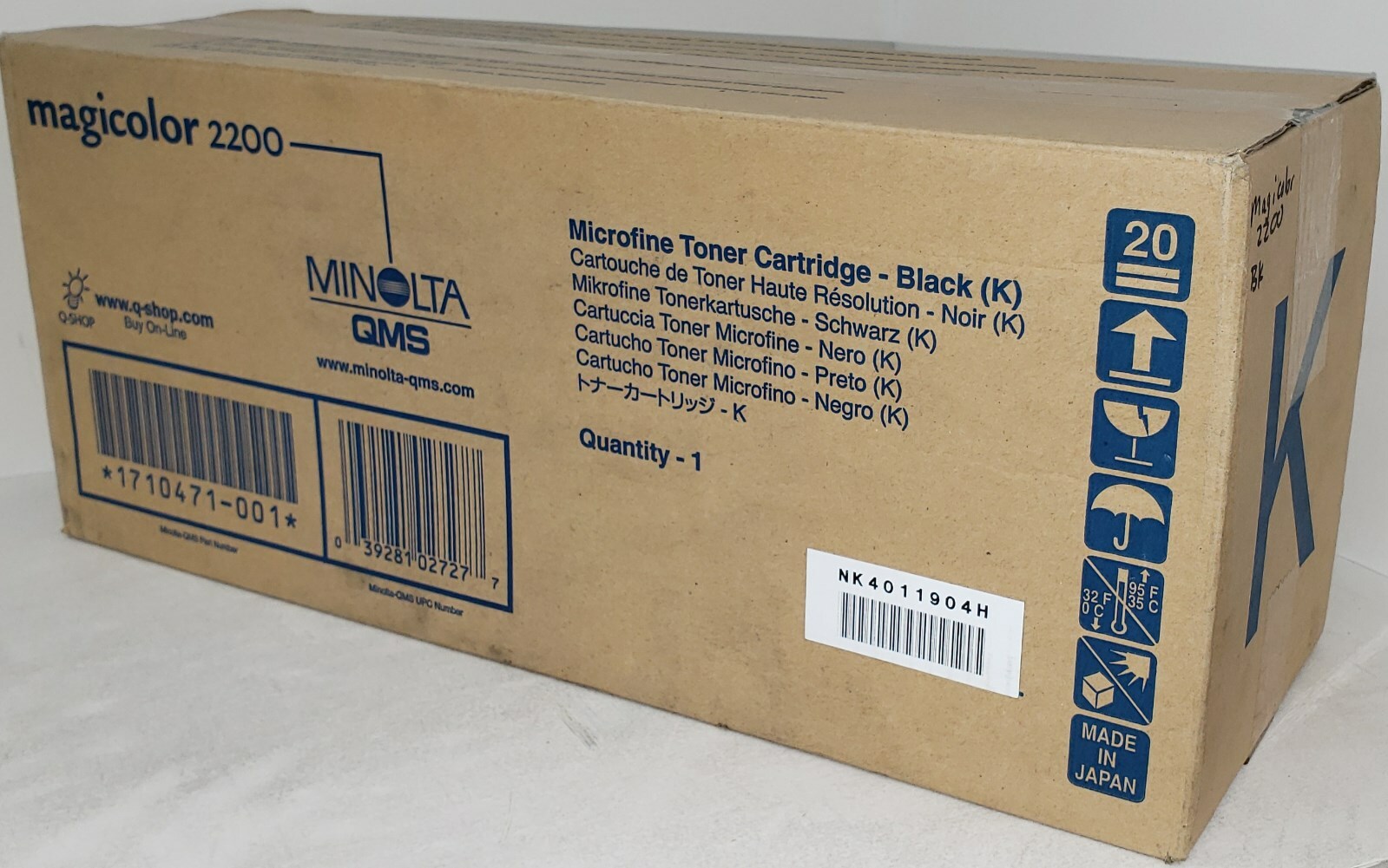 Konica Minolta 1710471-001 Black Toner Cartridge (NEW OEM)