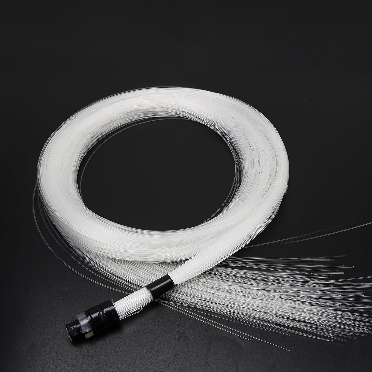 50pcs Plastic Fiber Optic Lights Cable Strands 0.75mm 2 Optical Fiber Strands