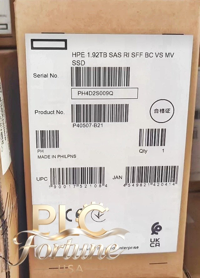 New HPE P40507-B21 P41532-001 1.92TB SAS 12G 2.5 GEN10+ GEN11 Server SSD