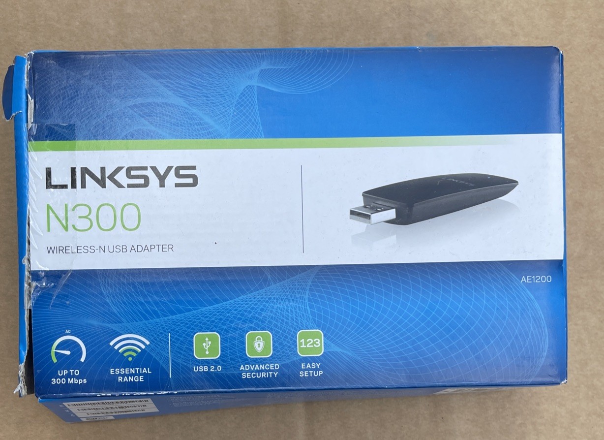 Linksys AE1200 N300 Wireless-N USB (AE1200 Wireless Adapter Up To 300 Mbps——34