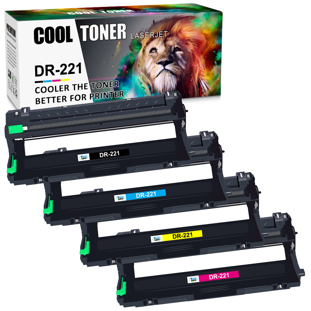 4PK DR221CL DR221 Drum Unit For Brother HL3140CW HL-3170CDW MFC-9340CDW Printer