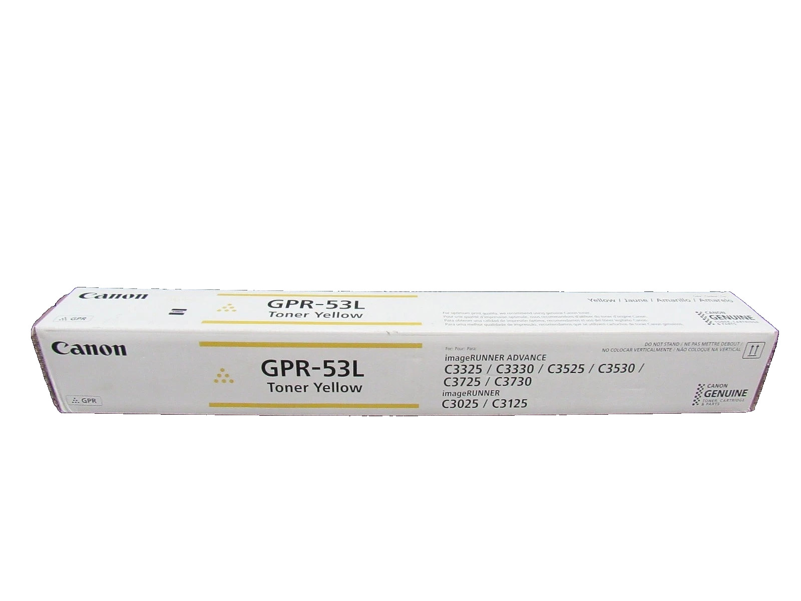 GENUINE CANON GPR-53L (1393C003) YELLOW TONER GENUINE PARTS