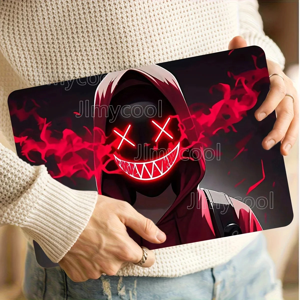 2Pack Funny Grimace Pattern Laptop Art Decal Case Universal Netbook Skin Sticker