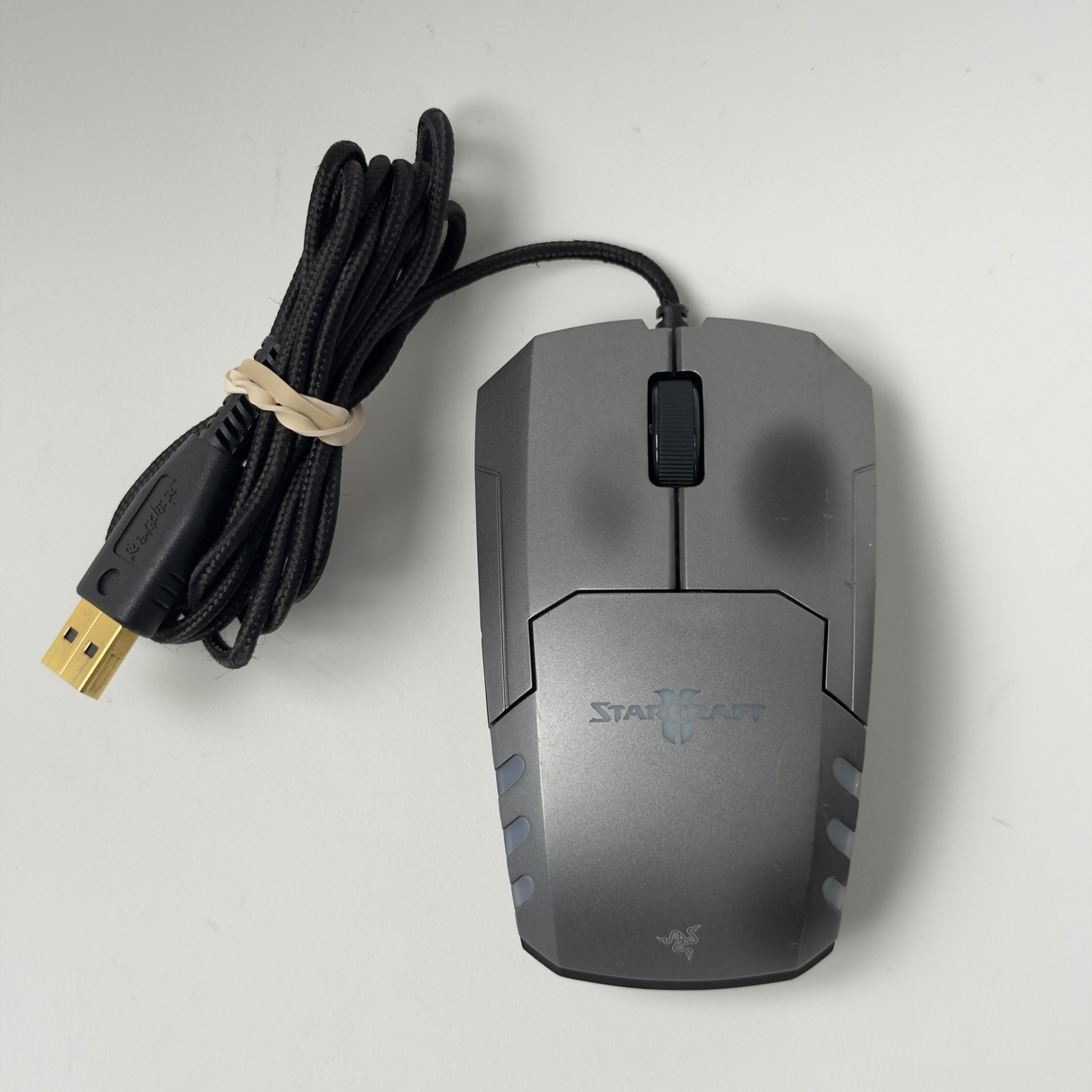 Razer Spectre StarCraft II Laser Gaming Mouse 5600dpi USB Tested Works