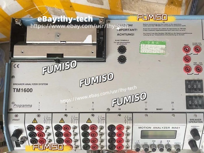1PC used working TM1600 Programma with &lhy
