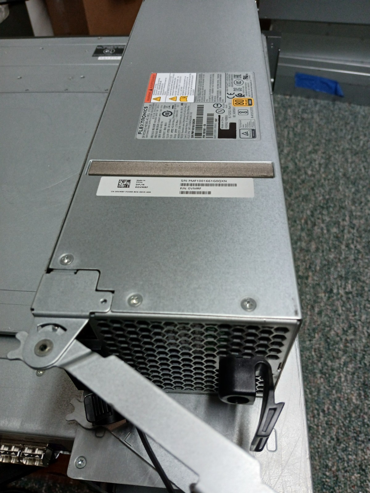 Dell EMC  Powervault  ME4012 ME4024 ME412 ME424 580W power supply 0VMRF