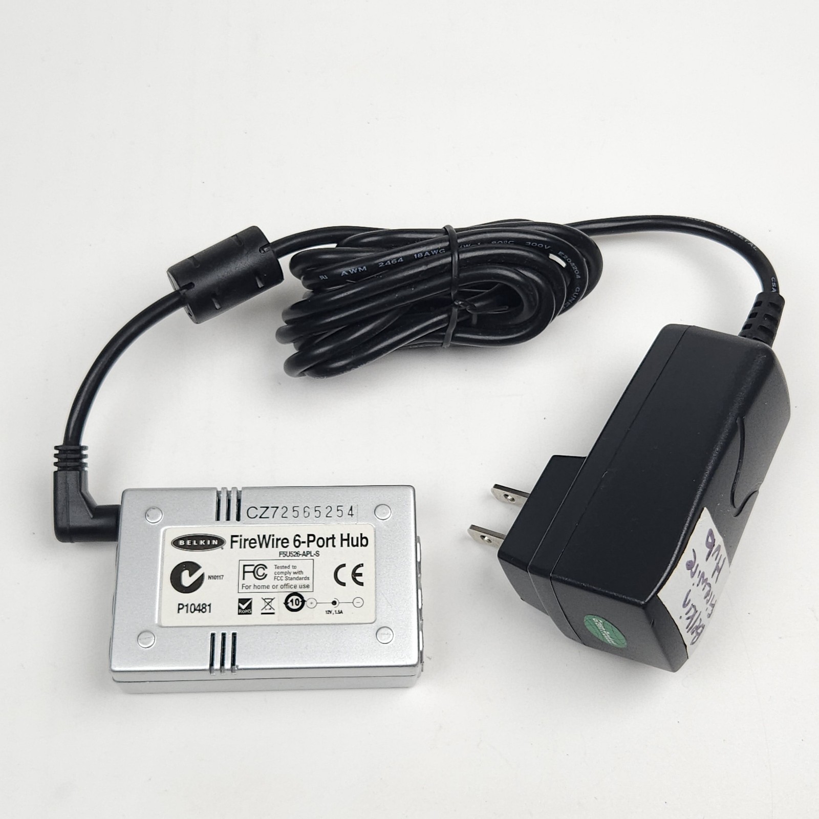 Belkin FireWire 6-Port Hub F5U526-APL-S 6-Pin 400Mbps Wired Ethernet (I)