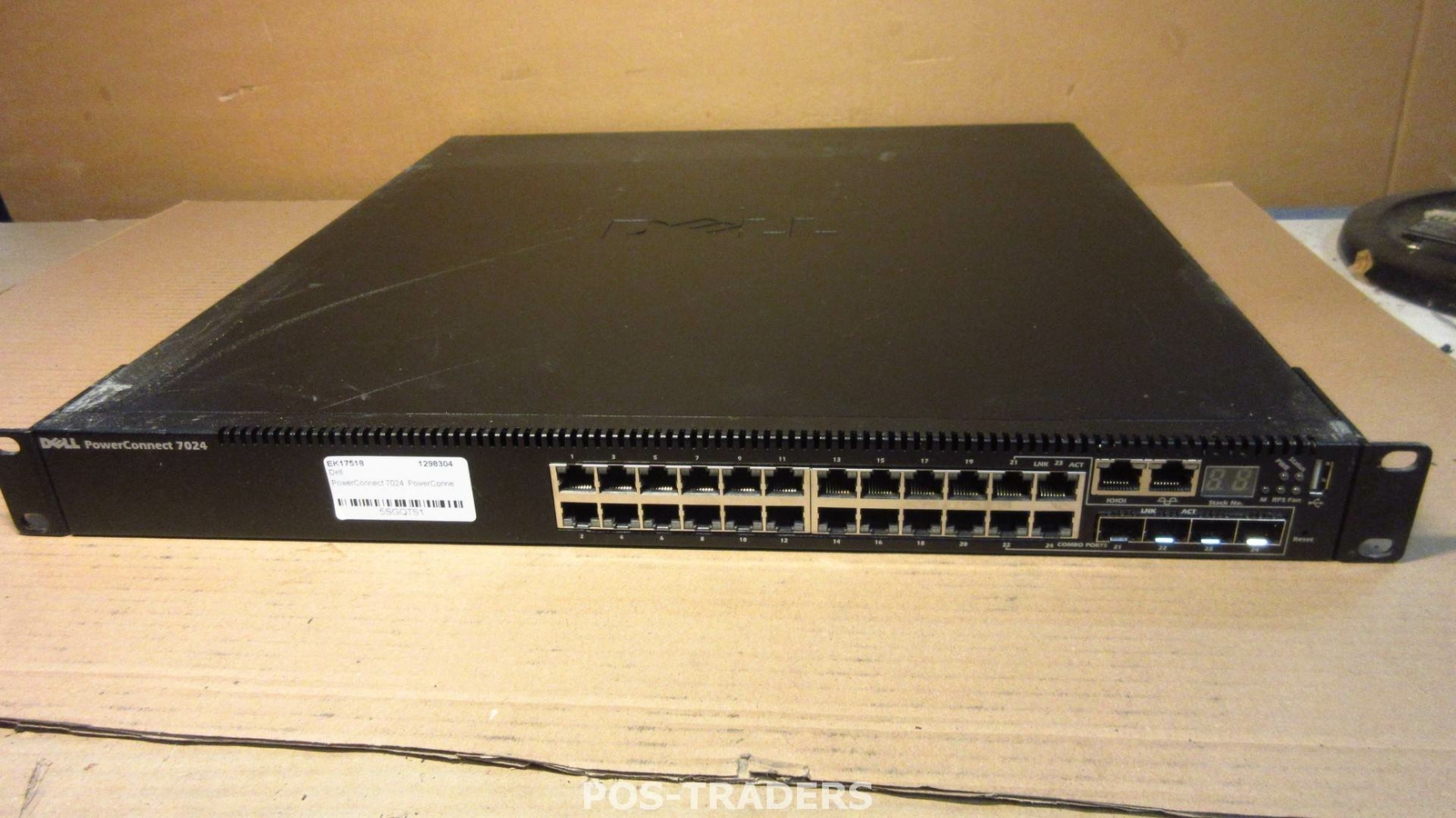 Dell POWERCONNECT 7024 24-Port Gigabit Layer 3 Switch INCL STACKING 10GE MODULES