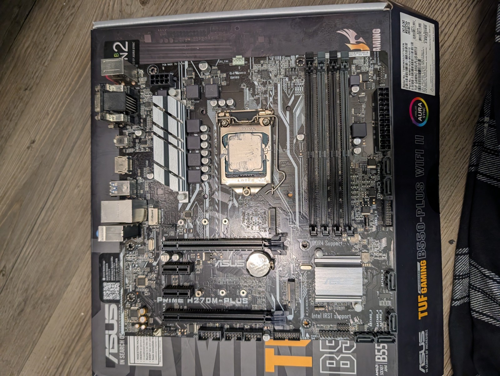 ASUS Prime H270- PLUS Motherboard with i7-7700  lightly used