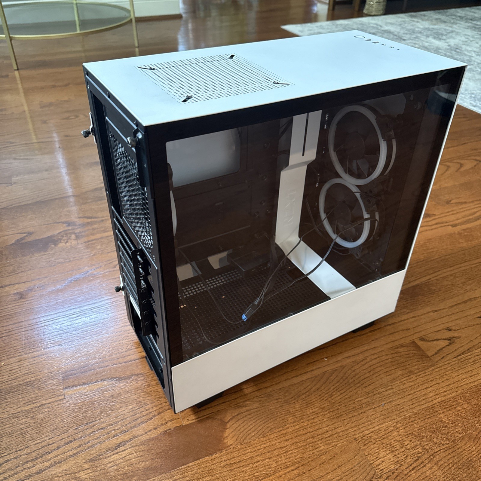 NZXT CA-H510i-W1 Compact ATX Mid-Tower Gaming Case - Matte White