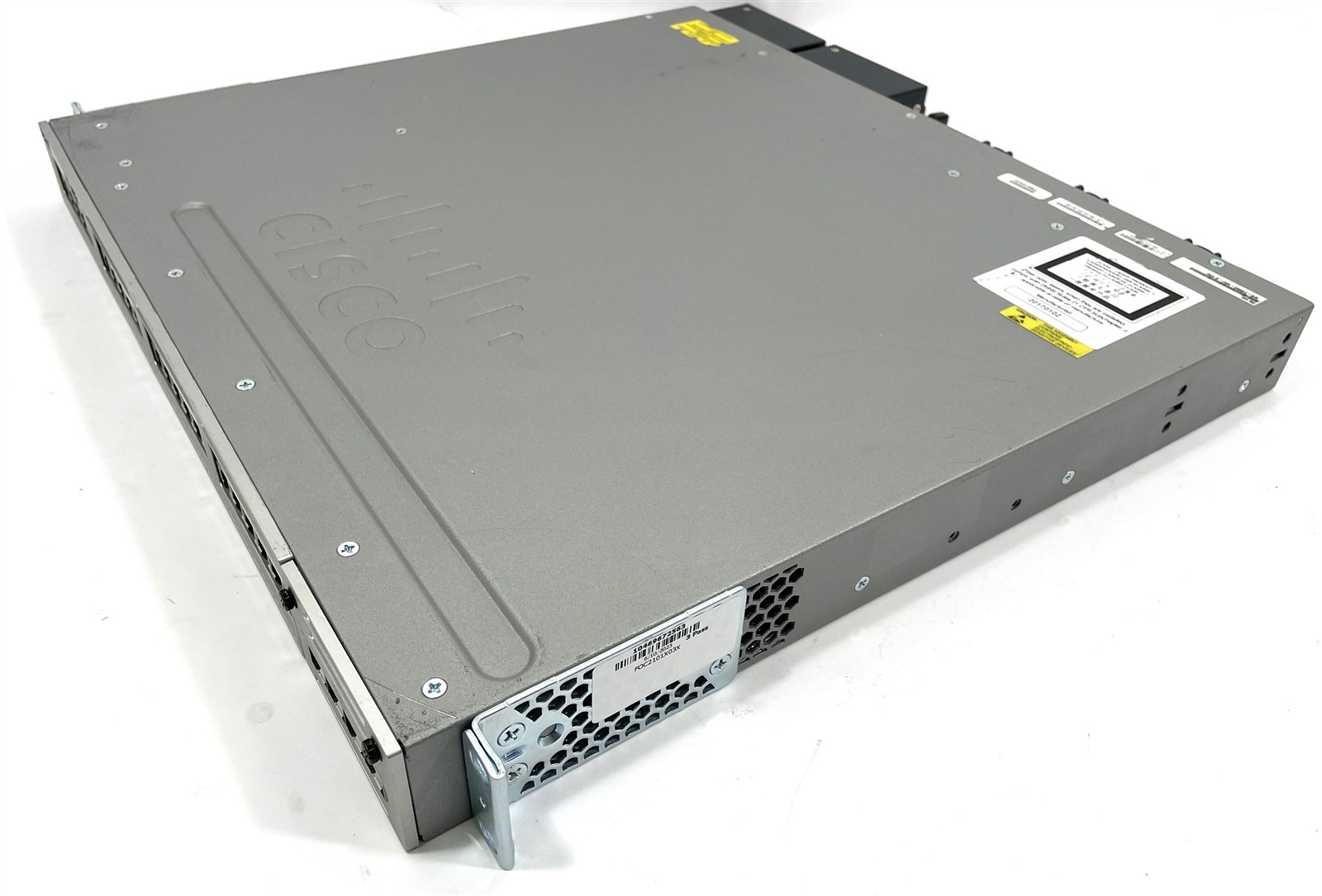 Cisco WS-C3850-48U-S 48-Port UPoE Switch w/ C850-NM-2-10G & Dual 1100W PSUs