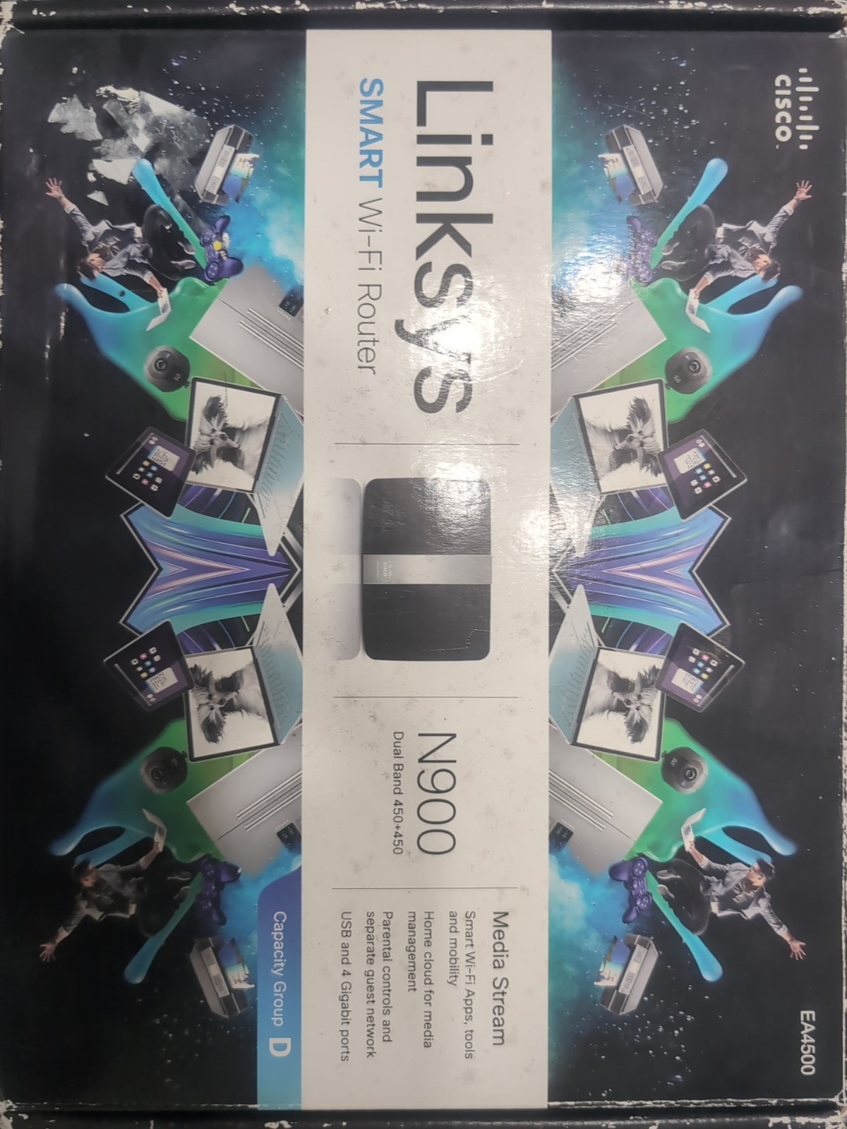 Cisco Linksys EA4500 N900 Dual Band Wi-Fi Wireless Router
