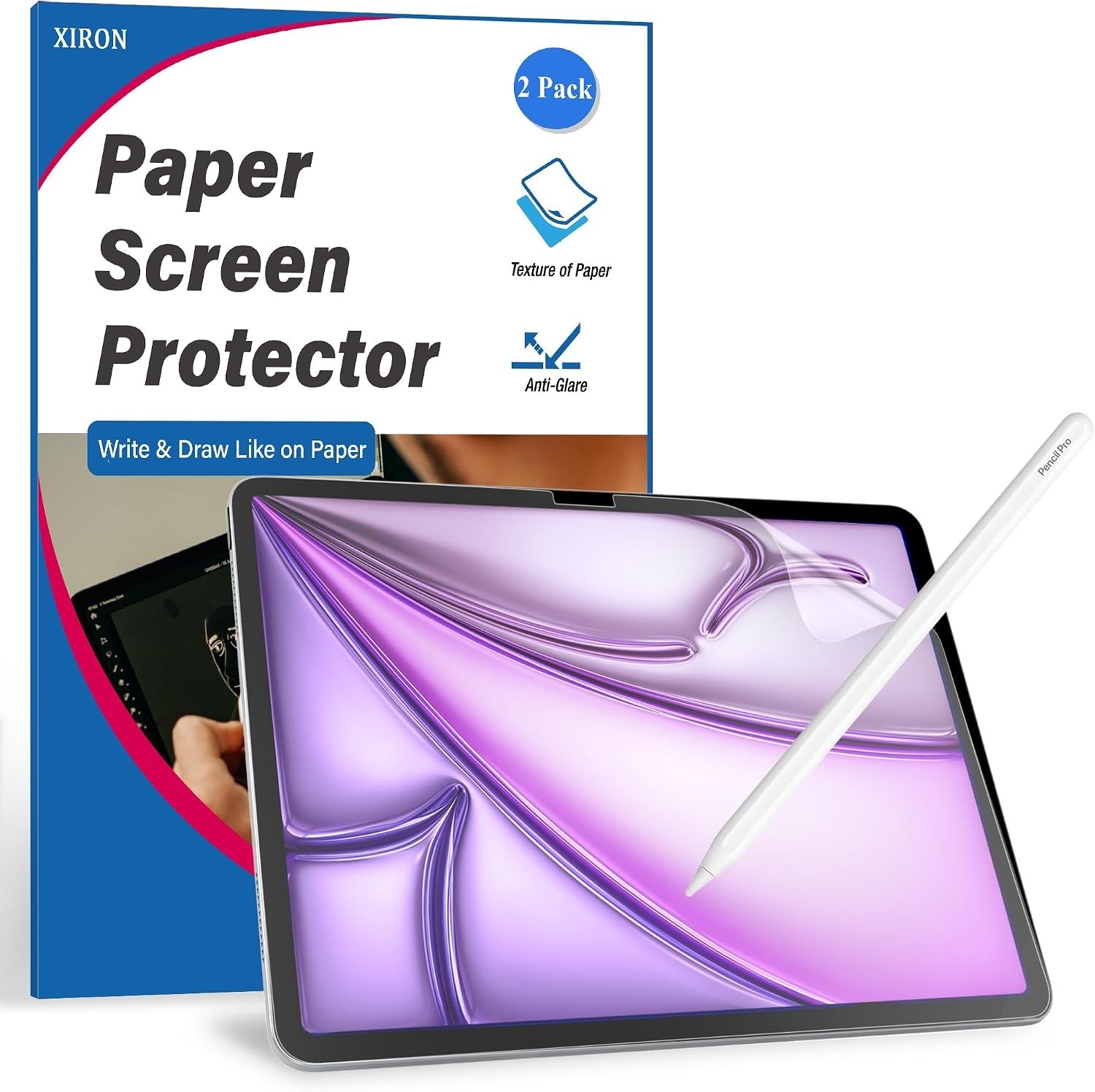 Paper Screen Protector for iPad Air 11 inch M4 2026/M3 2025/M2 2024