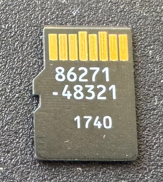 2018 -2020 OEM Genuine Lexus USA Models Navigation Micro SD Card 86271-48321