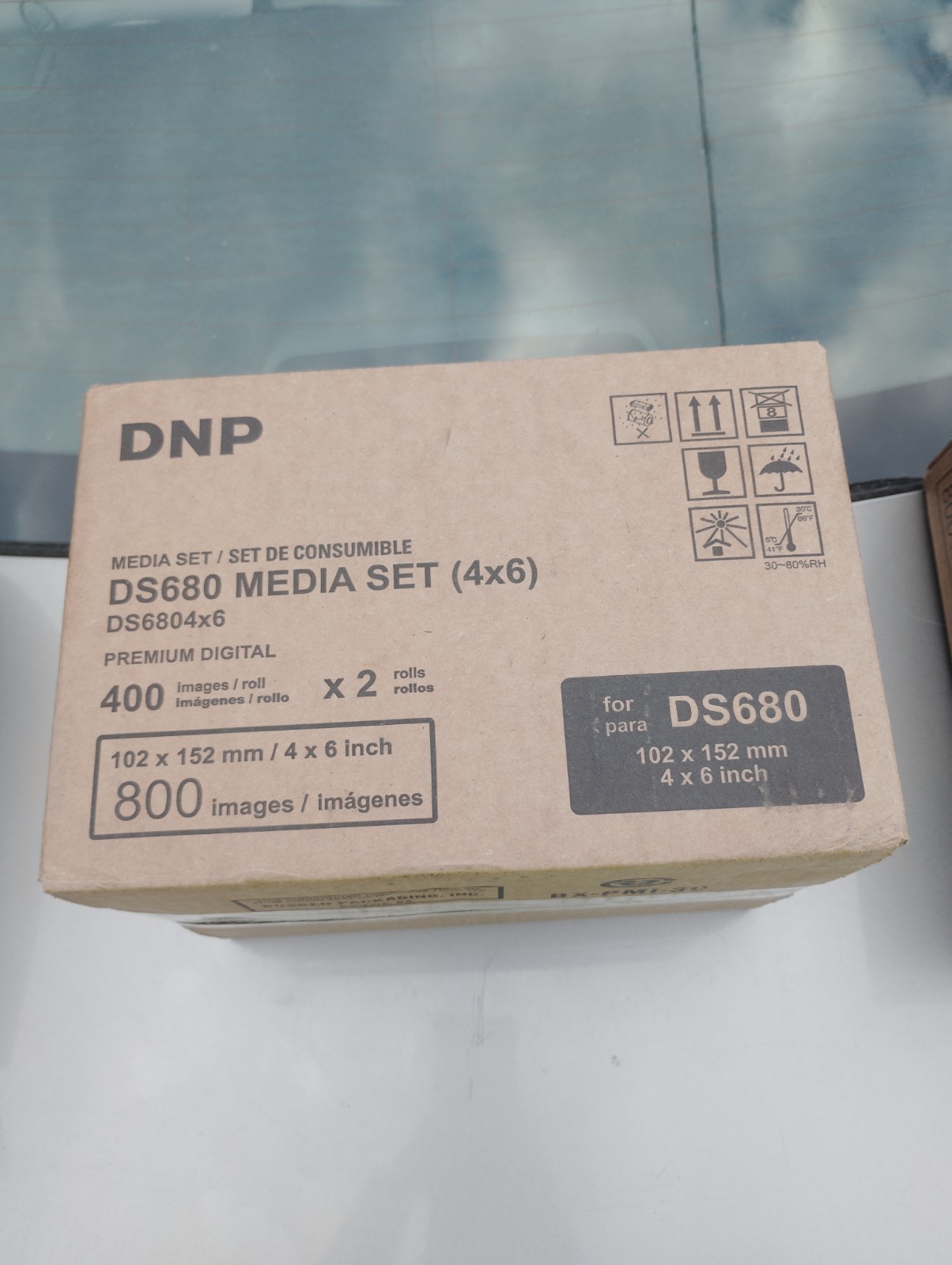 DNP DS680 Media Set 4x6 Premium Digital 400 Images / Roll 2xRolls 800 images