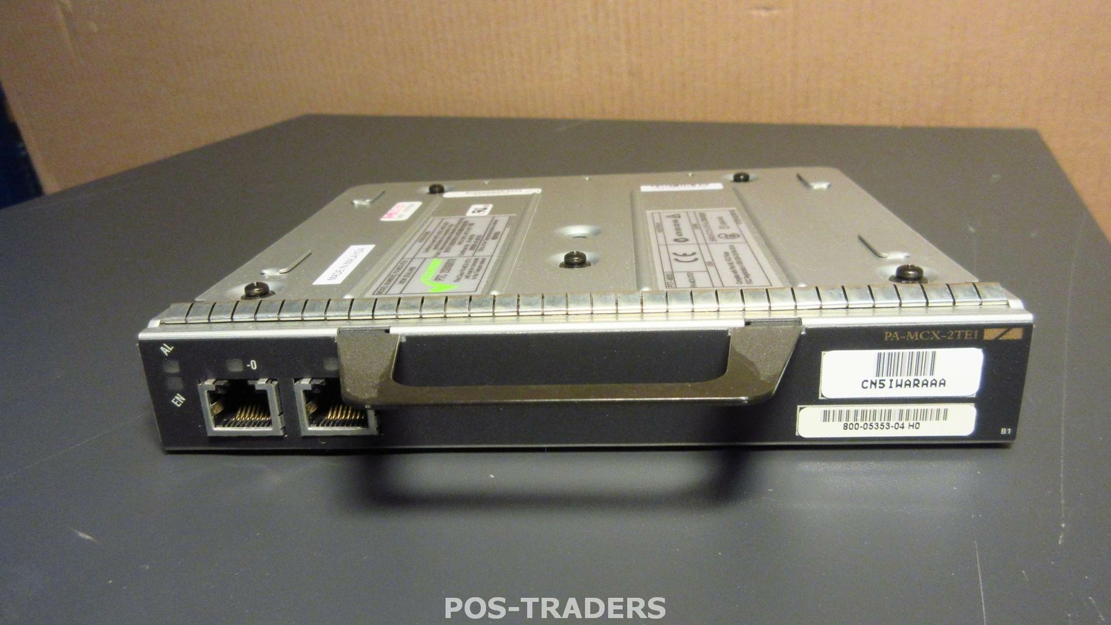 CISCO PA-MCX-2TE1 2 port MIX-enabled multichannel T1/E1 FROM CISCO 7200 VXR