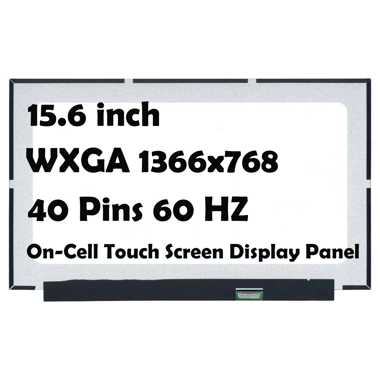 15.6" B156XTK02.1 HD 1366x768 40 pins 60HZ LCD Touch Screen Display Panel