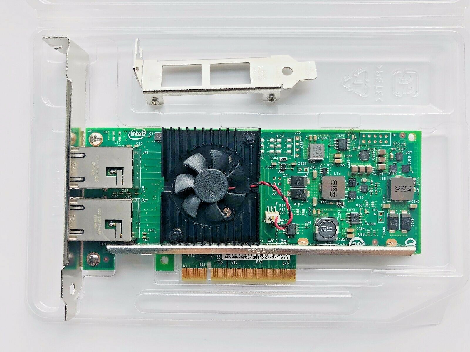 Dell 540-BBHD  Intel X540-T2 10GbE Dual Port Copper RJ-45 NIC Network Adapter