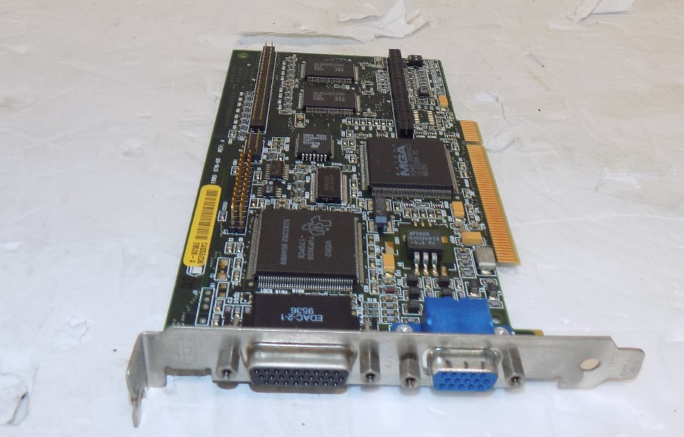 Matrox MGA Power Graphic IS-STORM R2 9602EU PCI VGA Graphics Card MGA-MIL/2/HP3