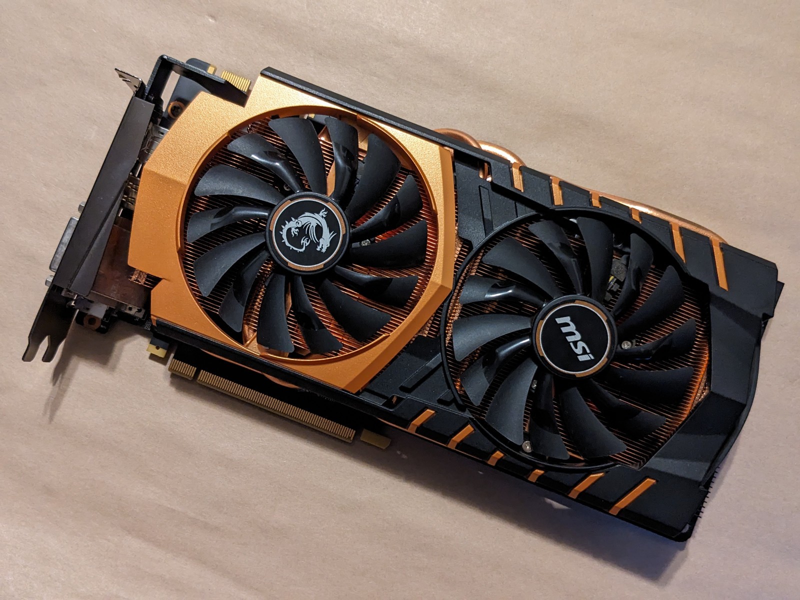 MSI GeForce GTX 980 Ti Golden Edition 6GB GDDR5 PCIe 3.0 Graphics Card